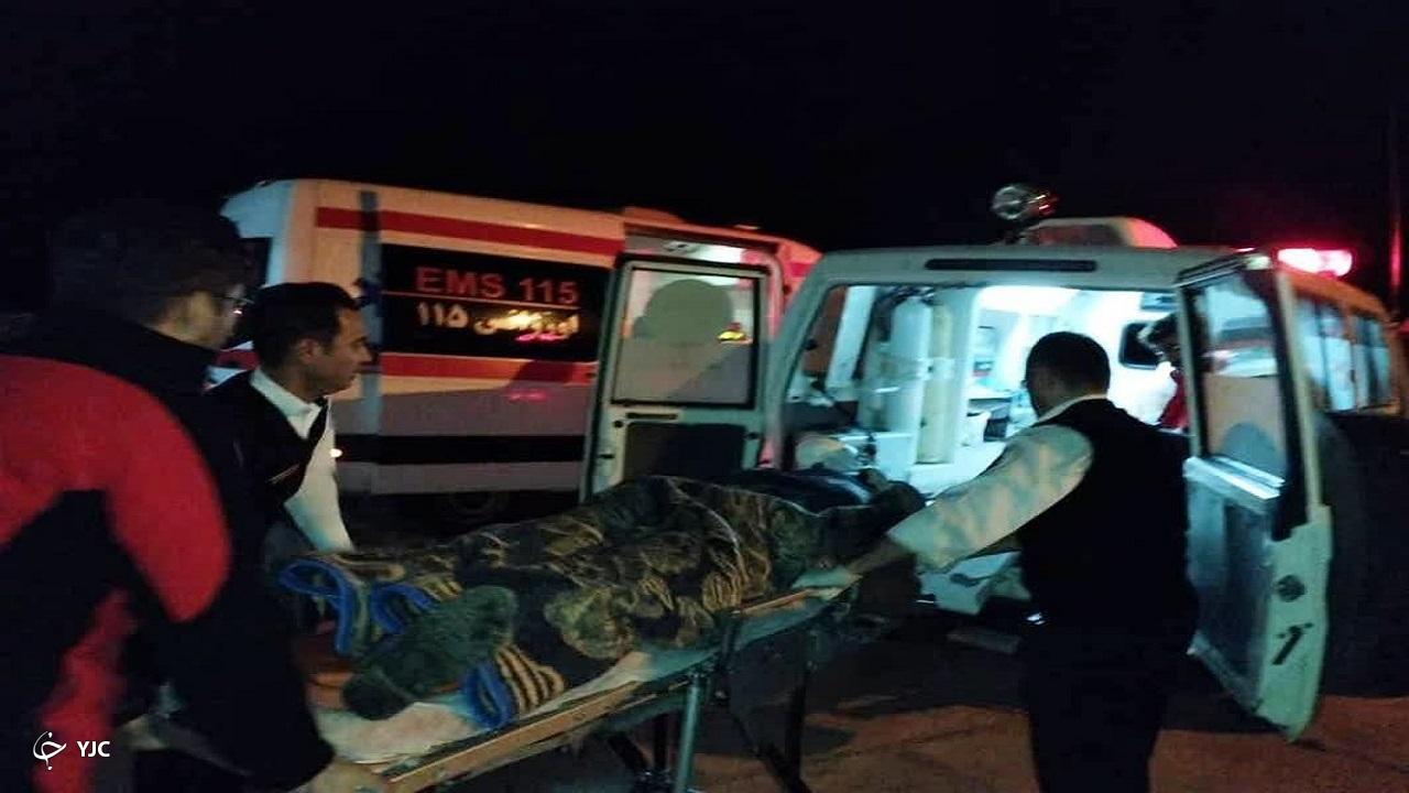 ۲ مصدوم حاصل تصادف خودروی سواری با گراز وحشی در مهاباد