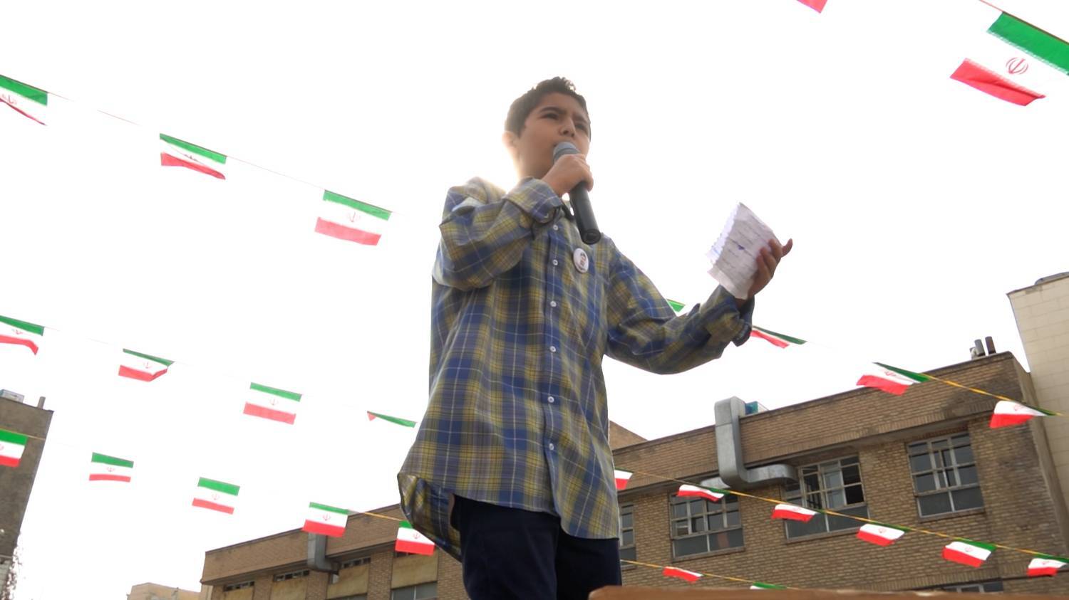 مراسم یادواره شهدا در مدرسه شهید فهمیده