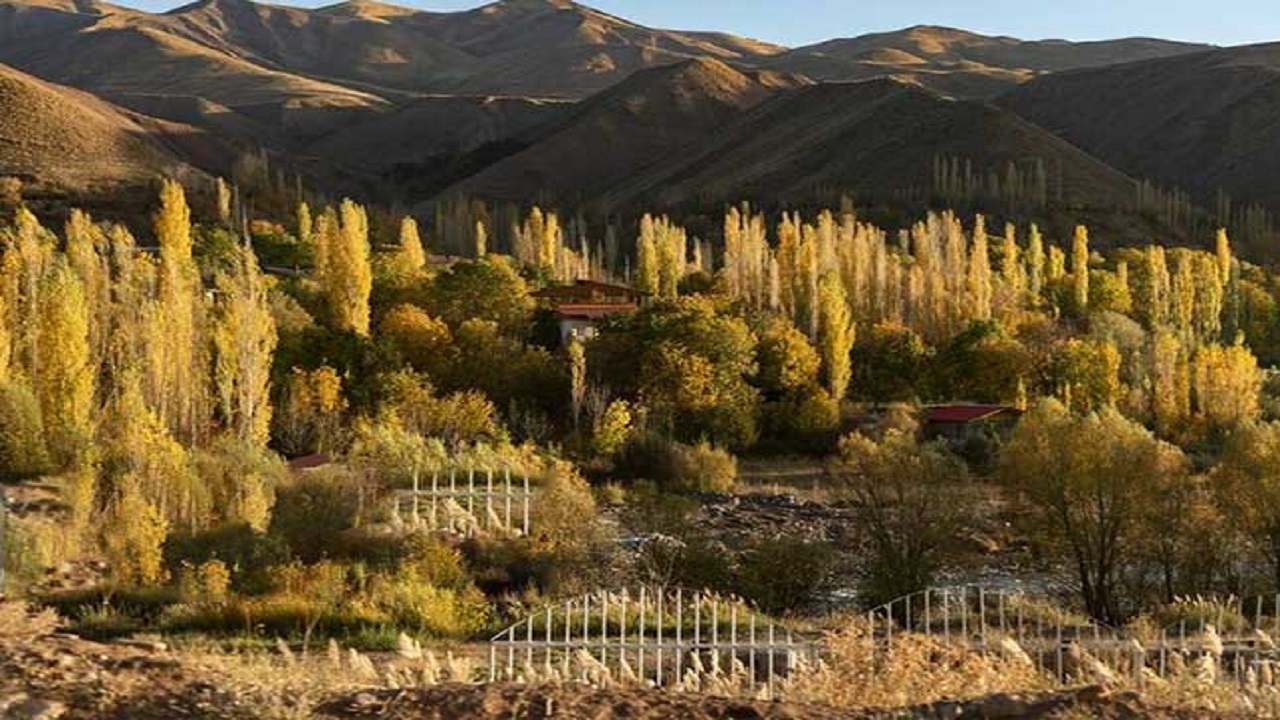 نگاهی به مناظر پاییزی بخش بالا طالقان + فیلم