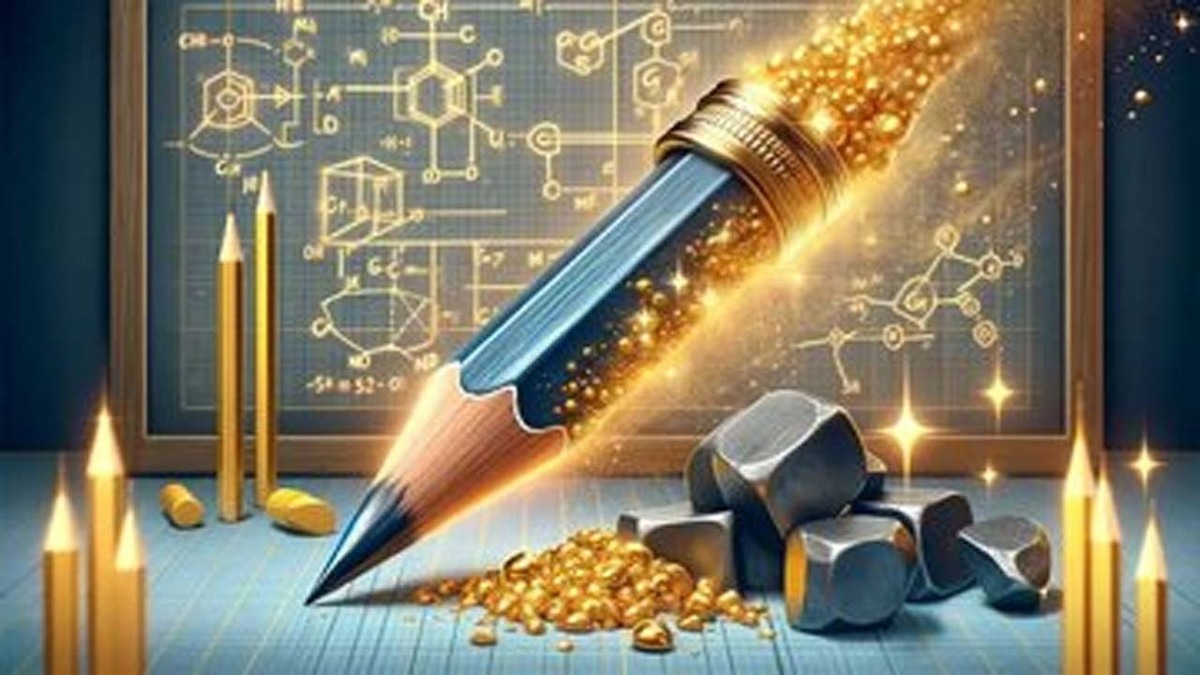 باشگاه خبرنگاران -کیمیاگری با تبدیل کردن مغز مداد به طلا!