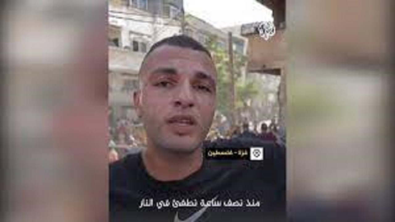 کنایه جوان فلسطینی به حکام عرب + فیلم
