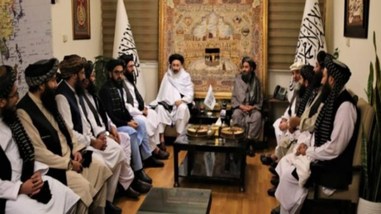 بازدید ملا عبدالغنی برادر از سفارت افغانستان در تهران
