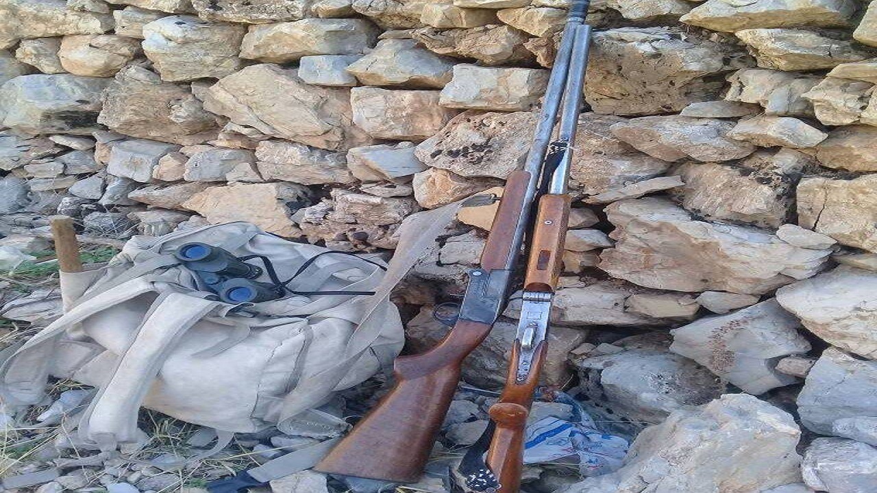 دستگیری شکارچی متخلف قبل از اقدام به شکار