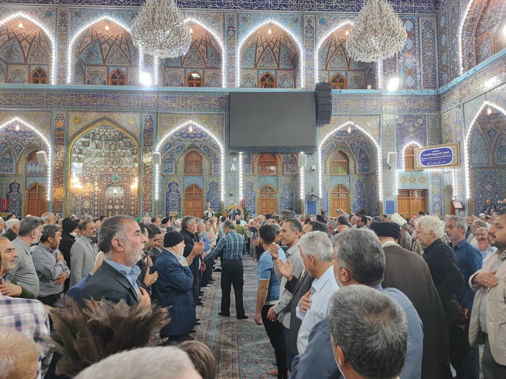 مراسم سینه زنی در حرم امام حسین