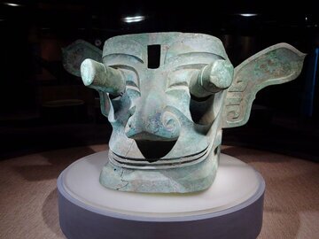 ۵- ماجرای مرموز ماسک&zwnj;های برنزی&nbsp;Sanxingdui