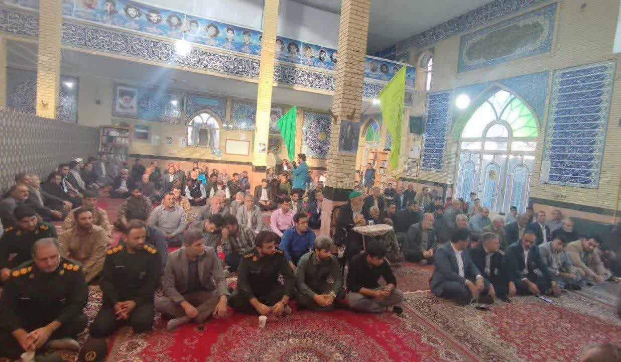 مراسم شهدای امنیت در کوهدشت مراسم شهدای امنیت در کوهدشت
