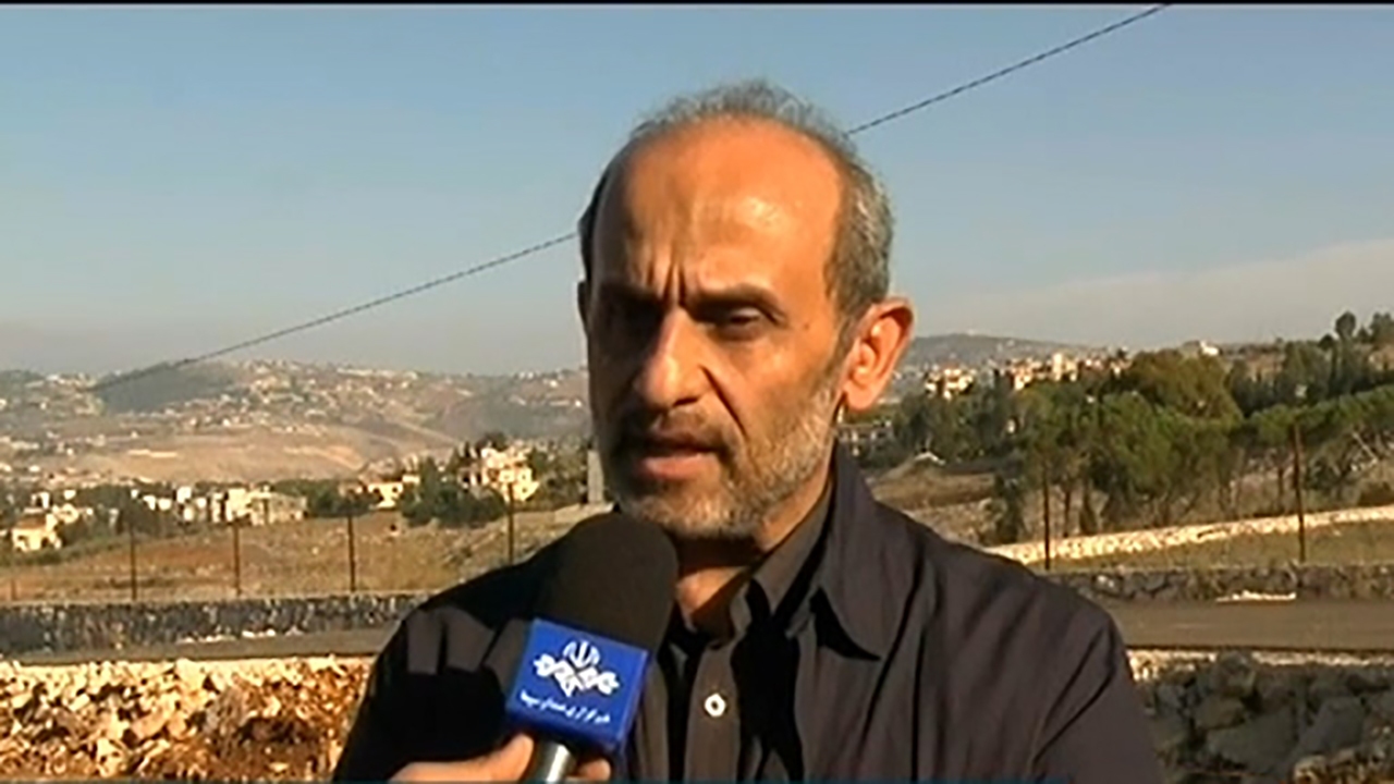 حضور رئیس رسانه ملی در مرز لبنان با فلسطین اشغالی