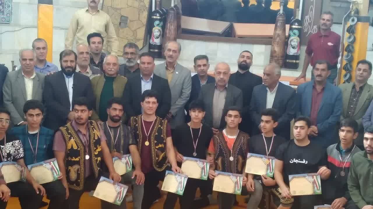 زرند فاتح مسابقات میانداری و هنر مُرشدی استان کرمان