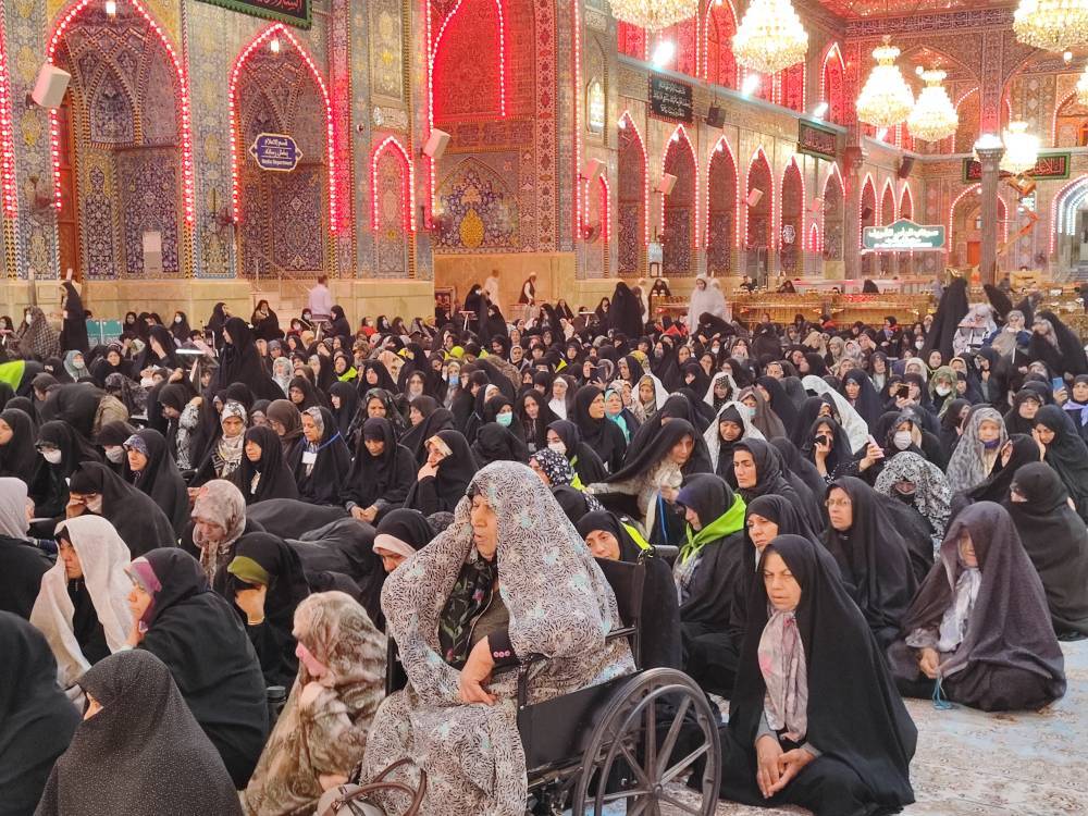 برگزاری مراسم بعثه مقام معظم رهبری در کربلای معلی