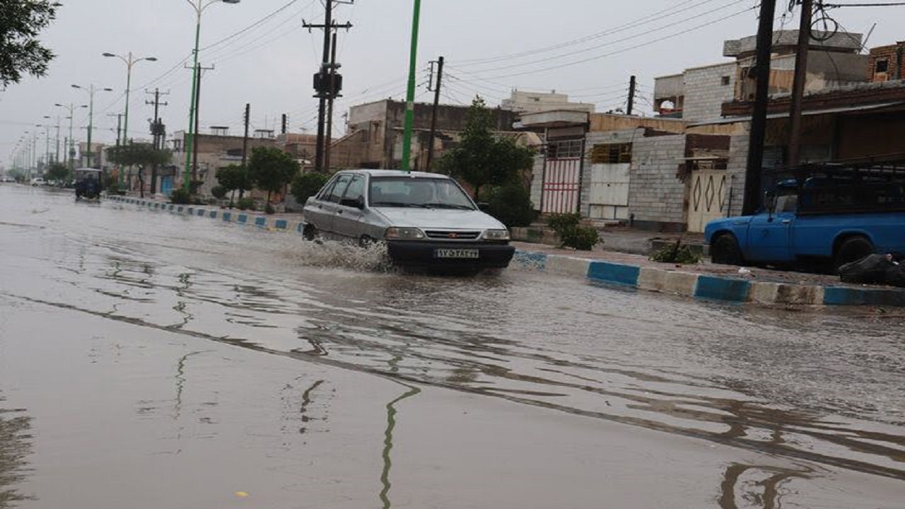 ارتفاع بارش در فنوج به ۱۰ میلی متر رسید