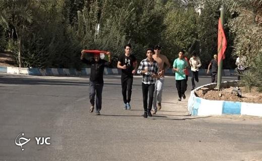 مسابقات دوی صحرانوردی دانش آموزان بافقی+تصویر
