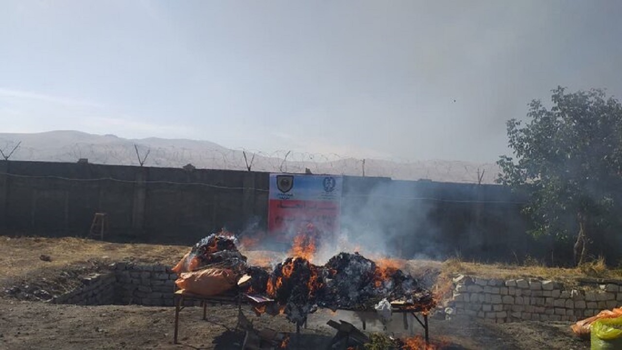 امحای ۳۵۴ کیلو گرم مواد مخدر و روانگردان در کرمانشاه