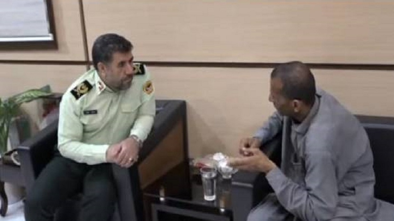 حسین  پلیس افتخاری شد + فیلم