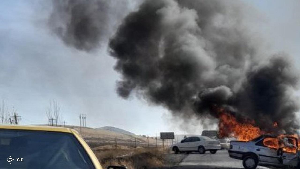 حادثه رانندگی در جاده برهان ۳ مصدوم برجای گذاشت