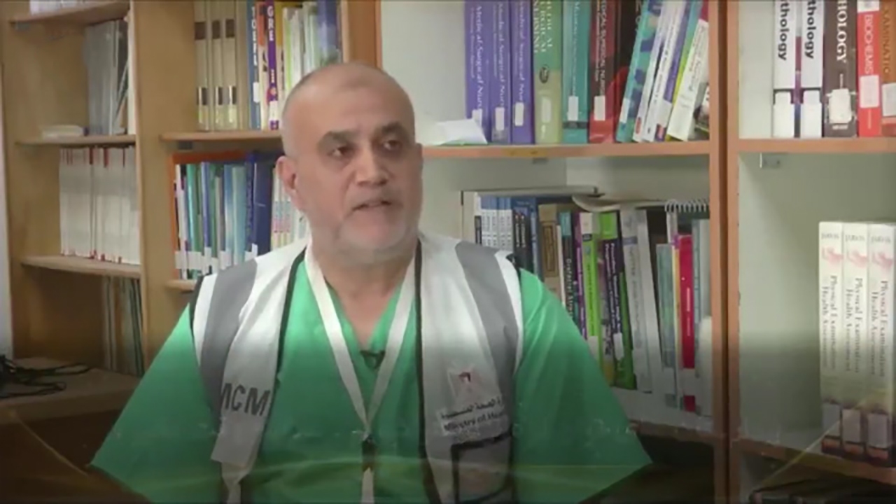 صحبت‌های دردناک رئیس بیمارستان الاقصی + فیلم