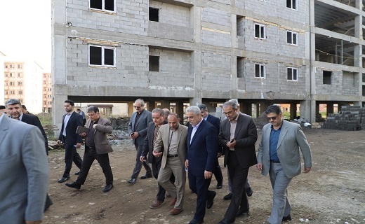 بازدید از طرح ساخت مسکن ملی