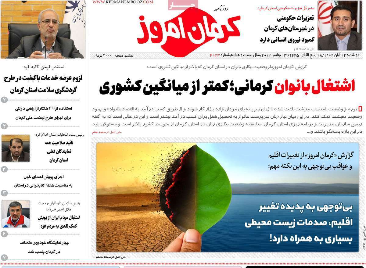 روزنامه کرمان امروز