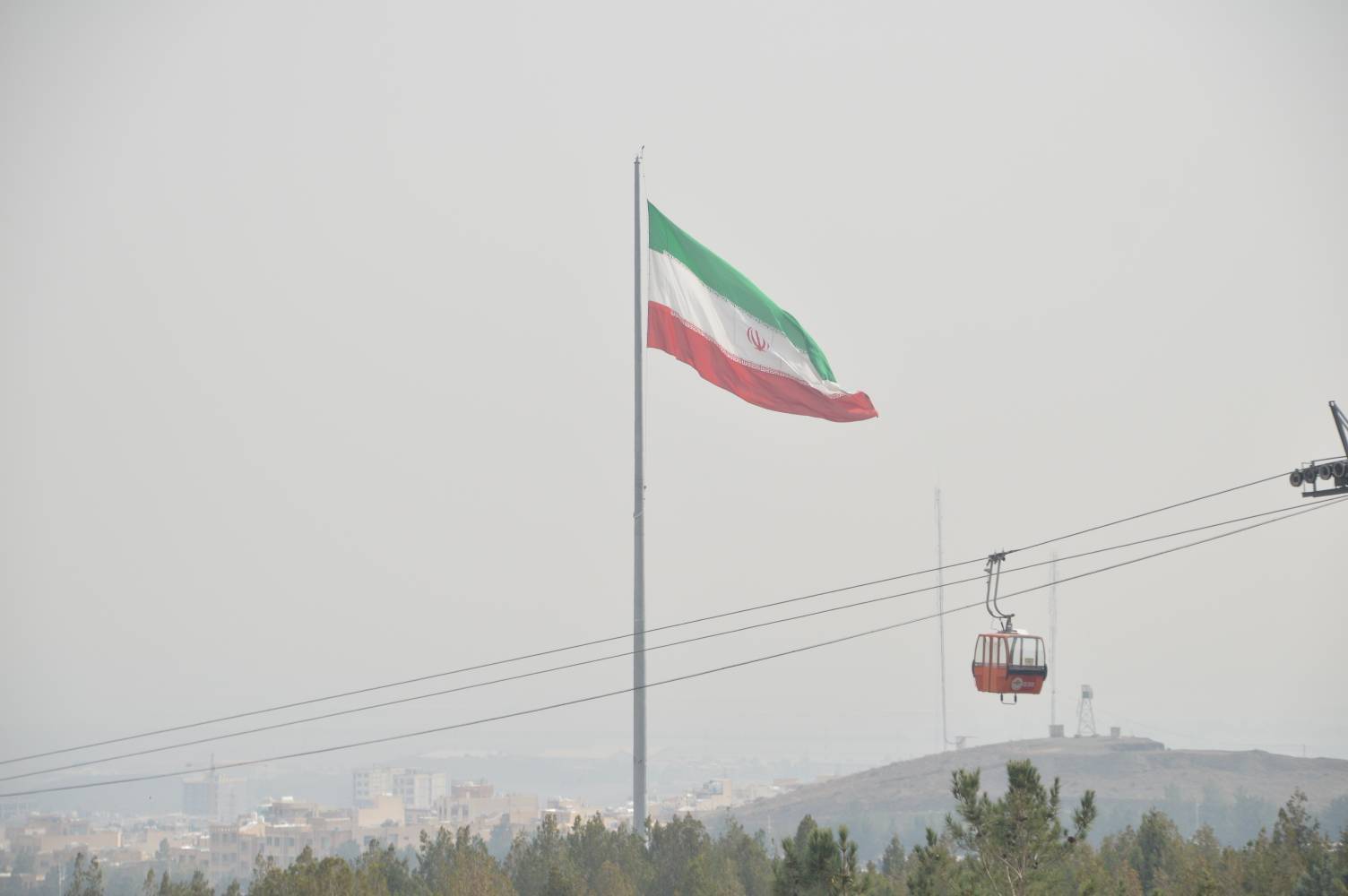 آسمان غبارآلود اصفهان