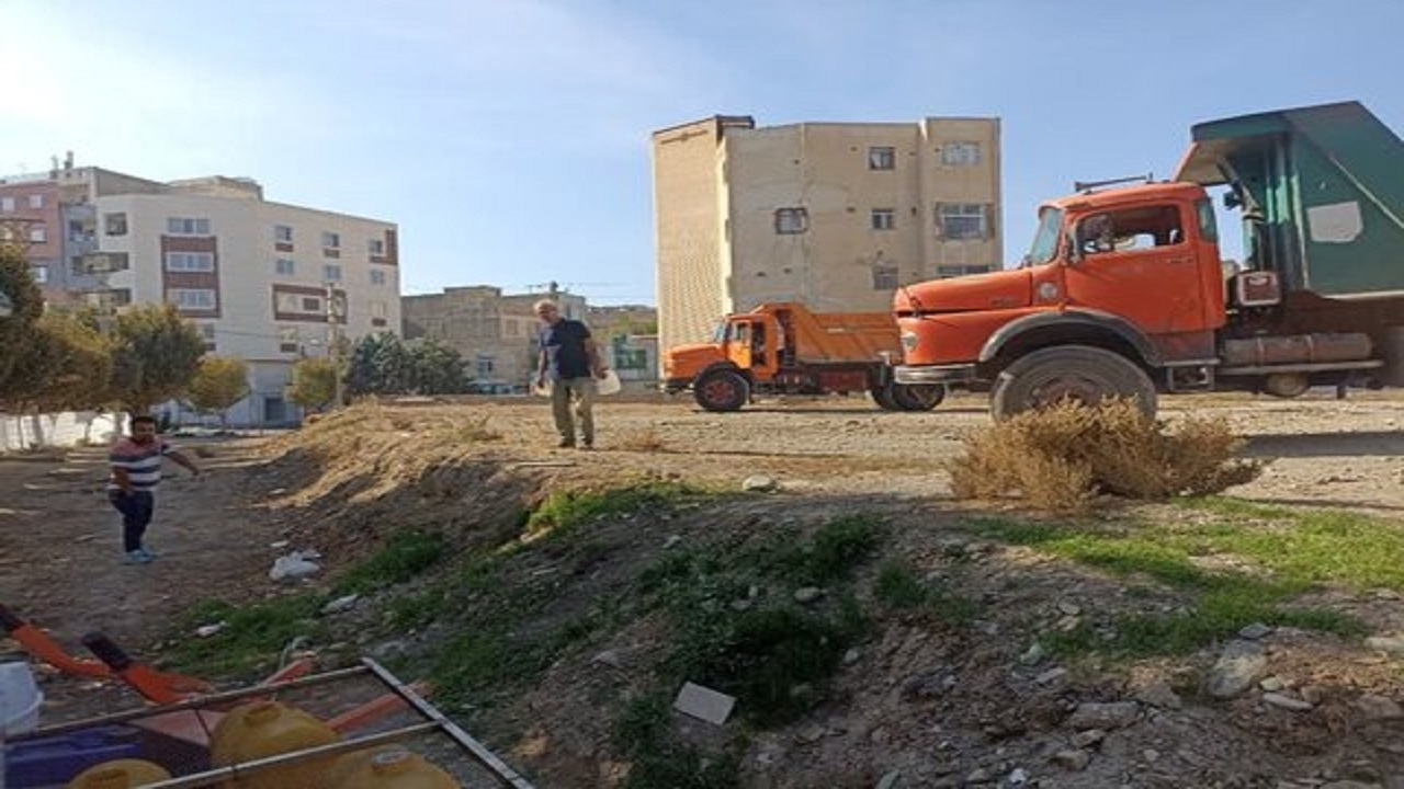 آغاز عملیات احداث پارک در محله کم برخوردار دولت آباد