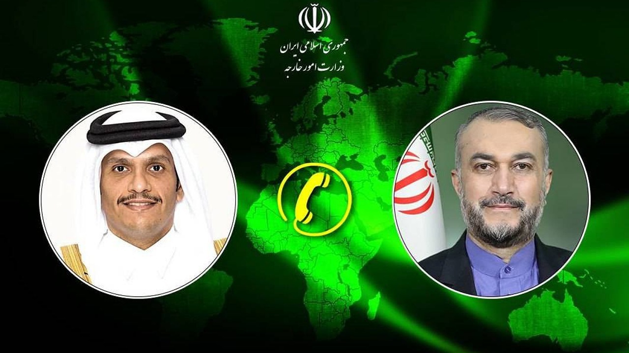 گفت‌وگوی تلفنی وزیران امور خارجه ایران و قطر درباره اوضاع غزه