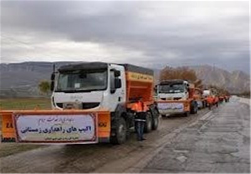 استقرار ۳۴ اکیپ راهداری زمستانی در محور‌های همدان