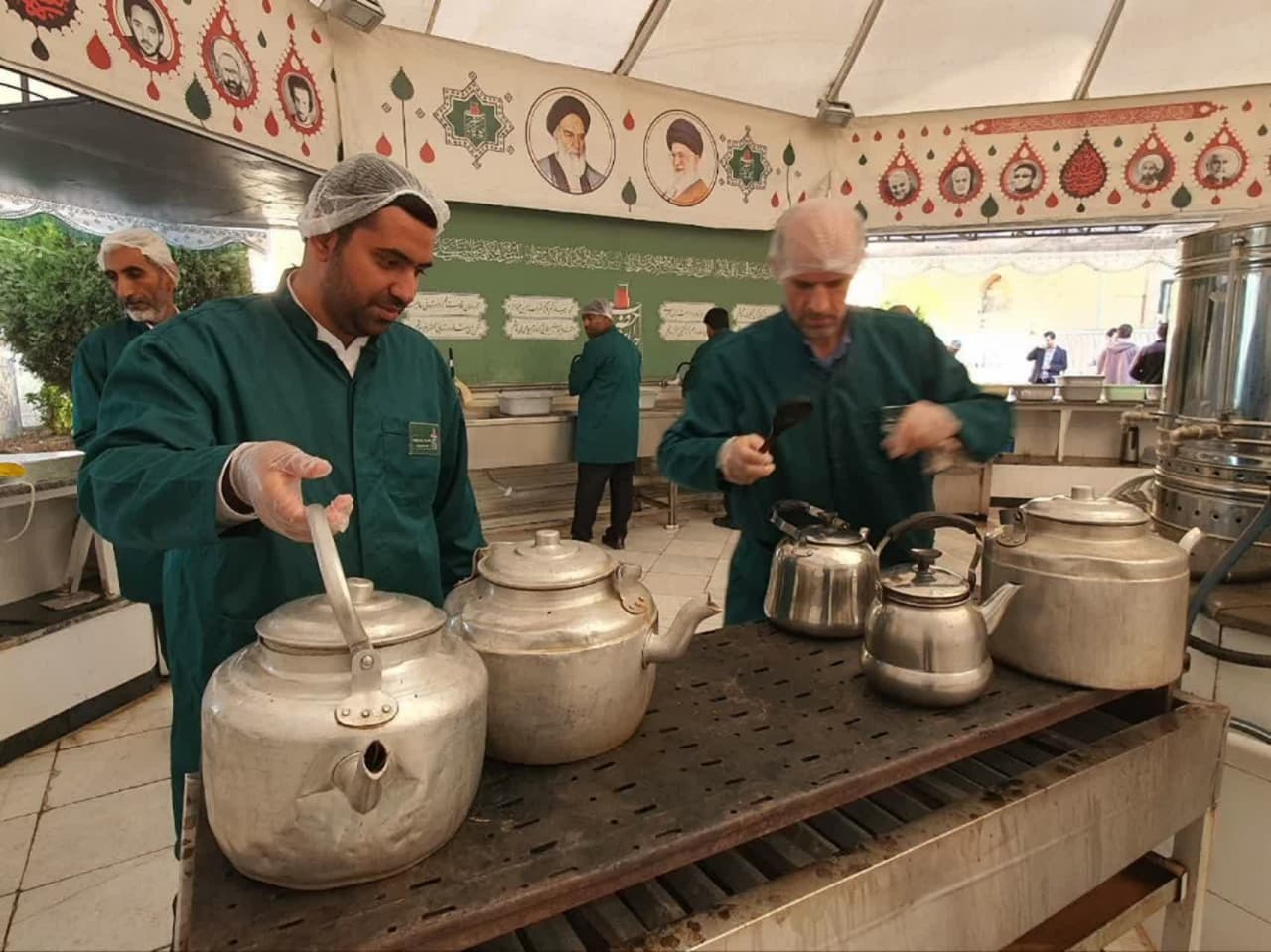 برپایی چایخانه