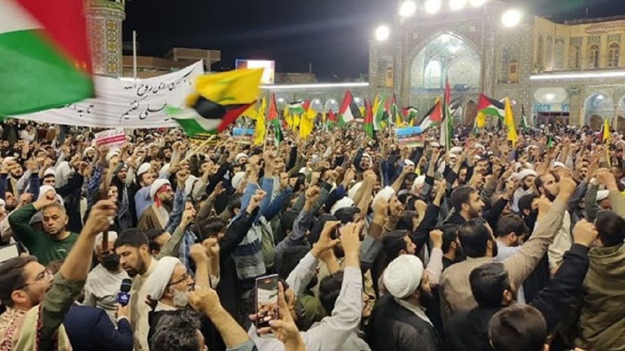 راهپیمایی مردم قم در حمایت از کودکان مظلوم غزه برگزار می شود