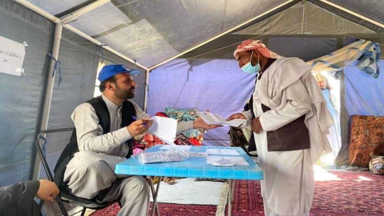 توزیع کمک به زلزله زدگان پکتیکا