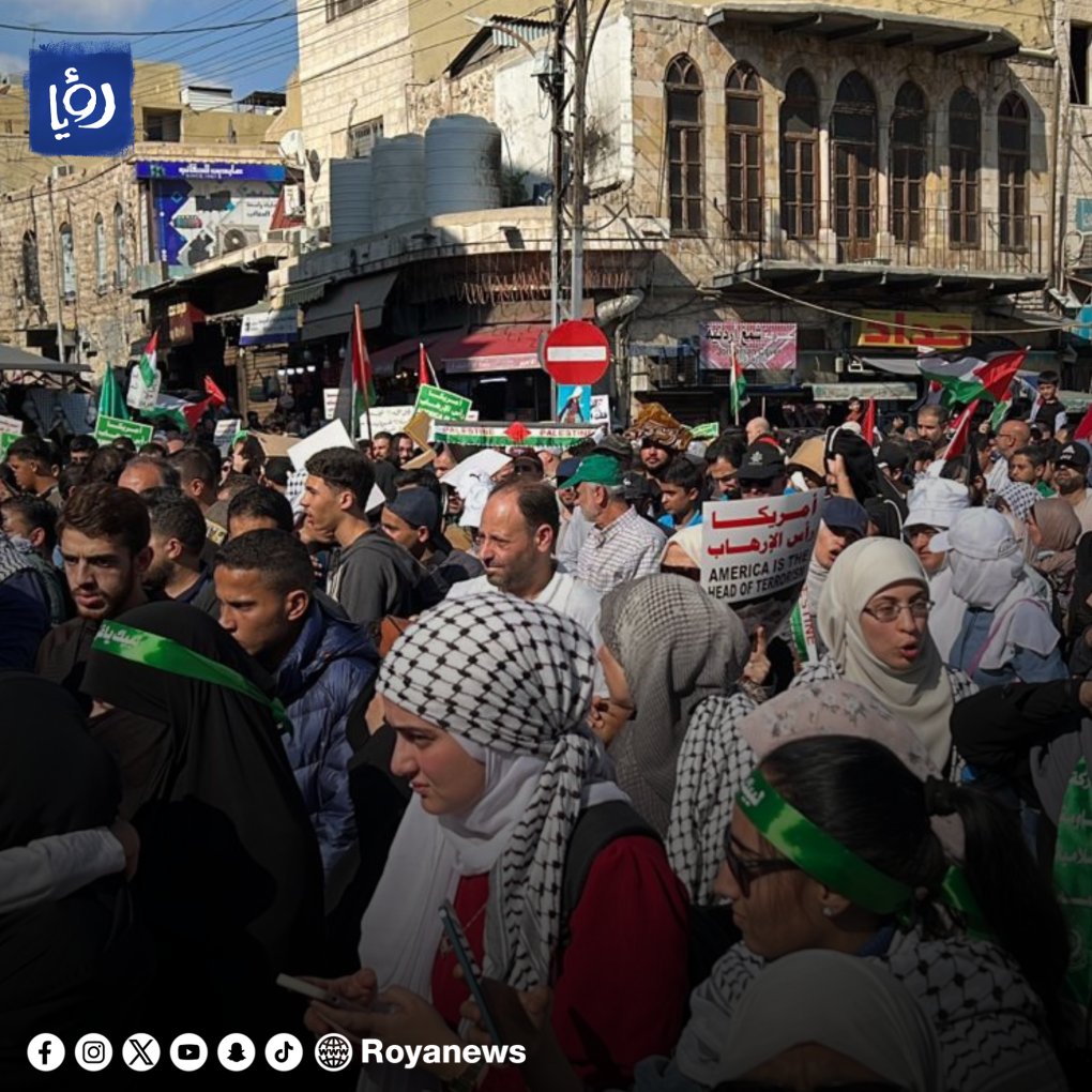 تظاهرات صد&zwnj;ها هزار اردنی با شعار &laquo;آمریکا در رأس تروریسم&raquo;