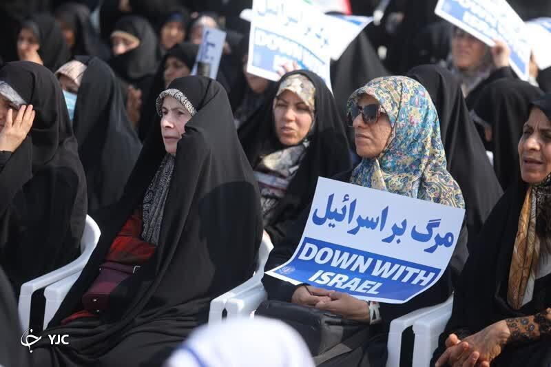 تجمع حمایت از کودکان مظلوم فلسطینی در بوشهر برگزار شد