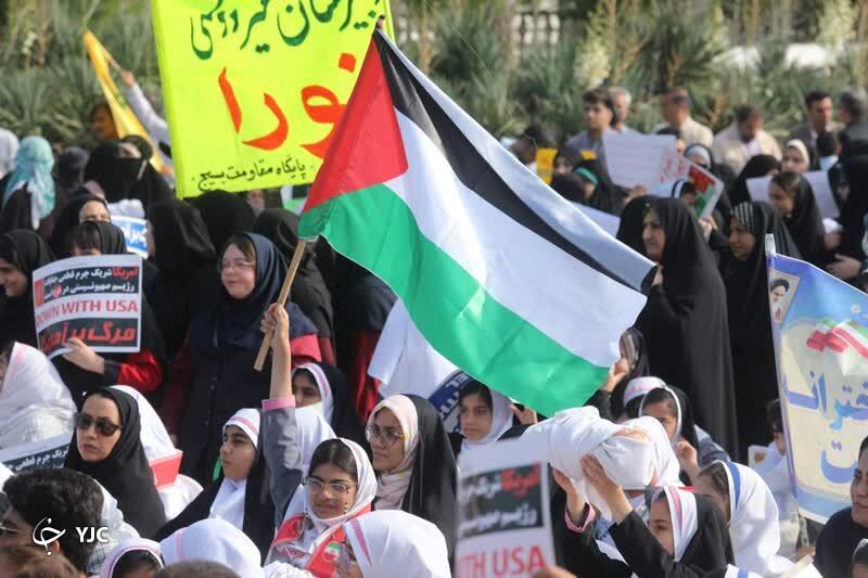 تجمع حمایت از کودکان مظلوم فلسطینی در بوشهر برگزار شد
