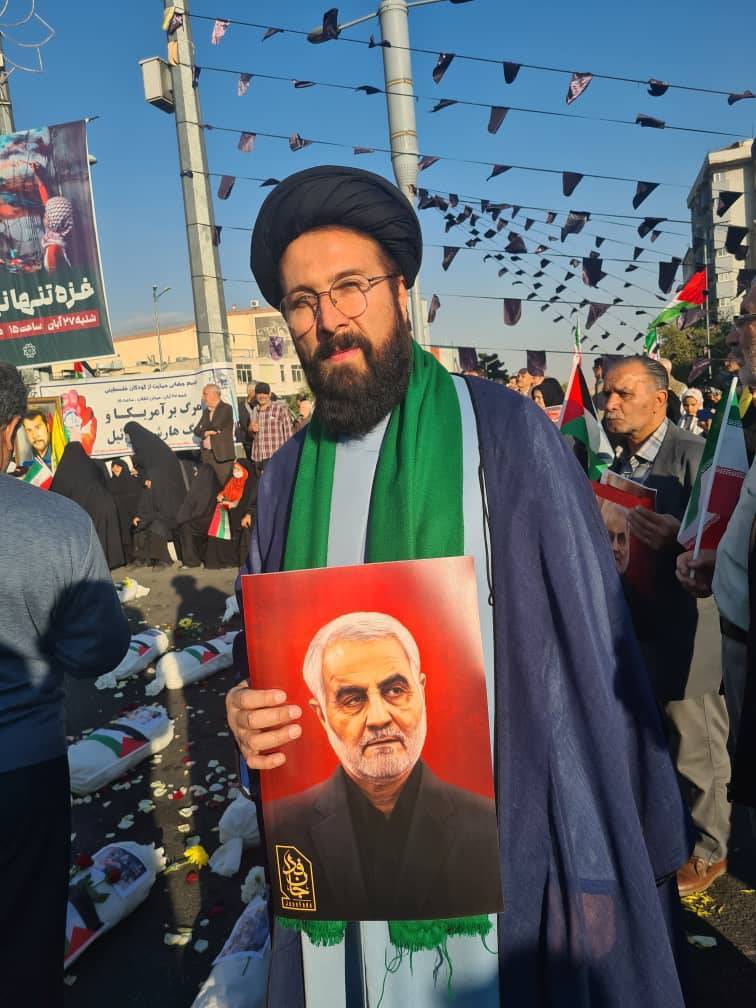 حضور روحانيون در مراسم راهپيمايي