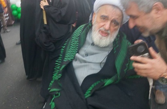 آیت الله جاودان در راهپیمایی تهران حضور یافت