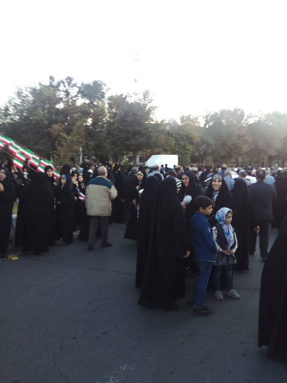 مراسم راهپیمایی در کاشان