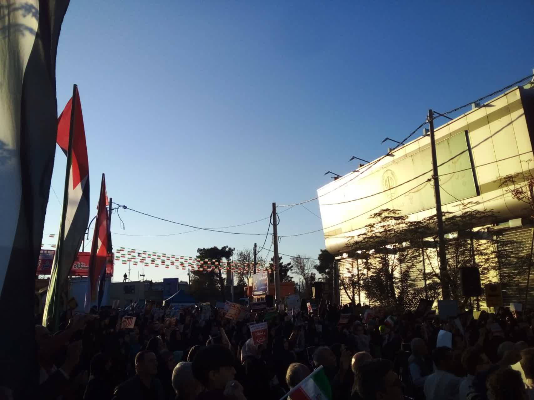 مراسم راهپیمایی در کاشان