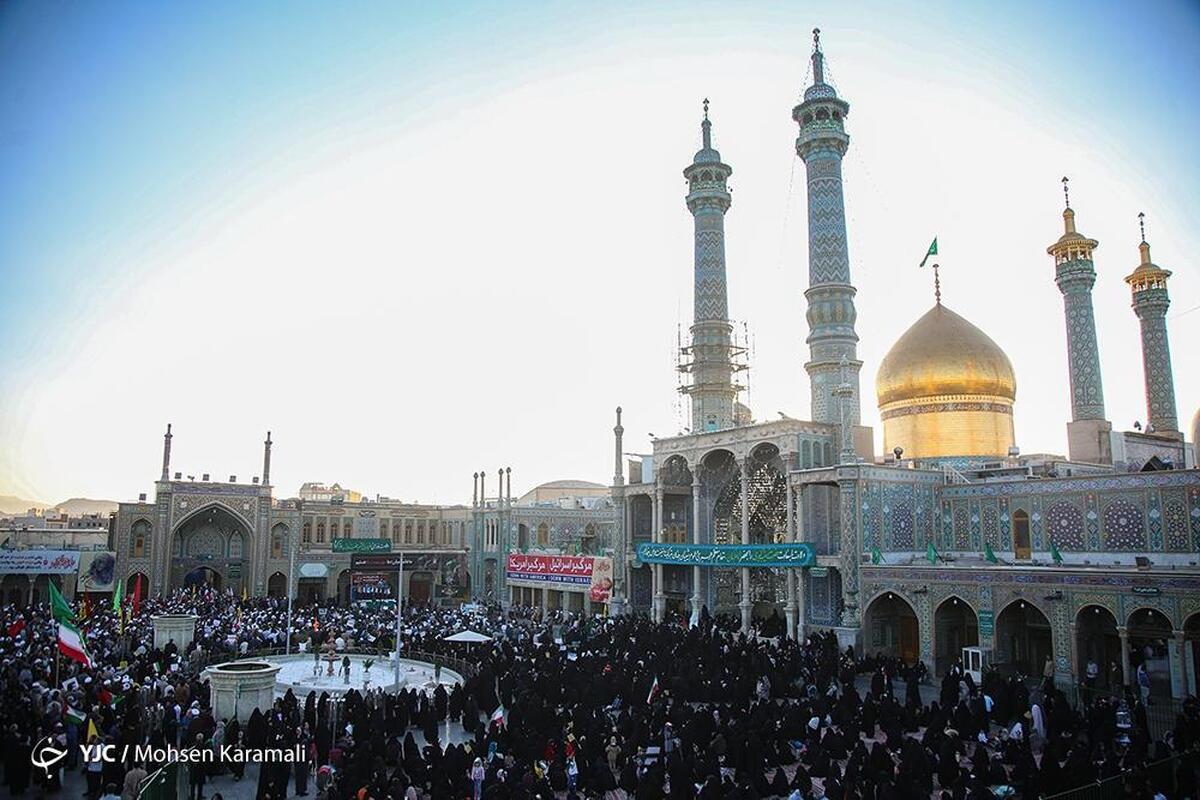 مراسم عزاداری شهادت حضرت زهرا (س) در قم