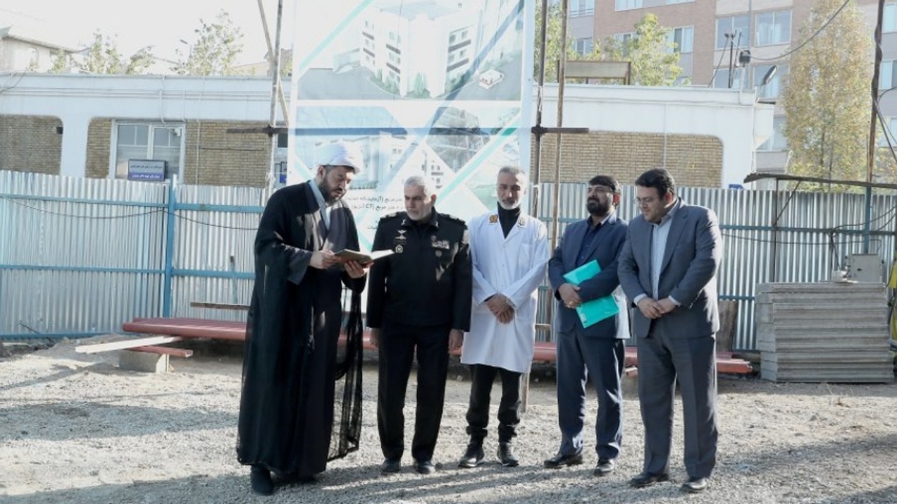 کلنگ احداث آزمایشگاه جدید بیمارستان فوق تخصصی شهید چمران زمین خورد