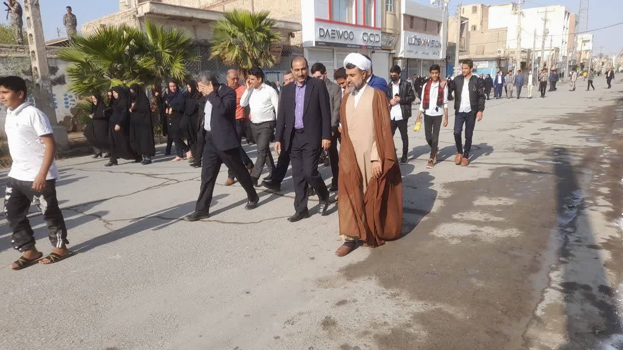 مراسم راهپیمایی 27 آبان در زابل