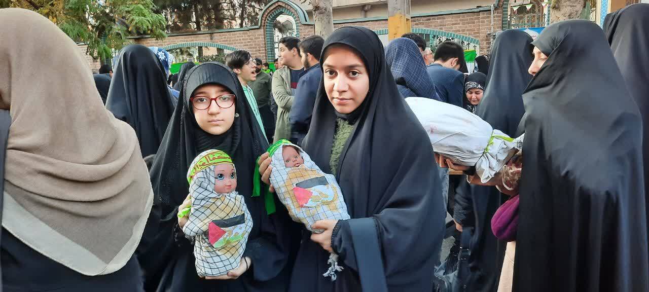 نمادی از کودکان فلسطین