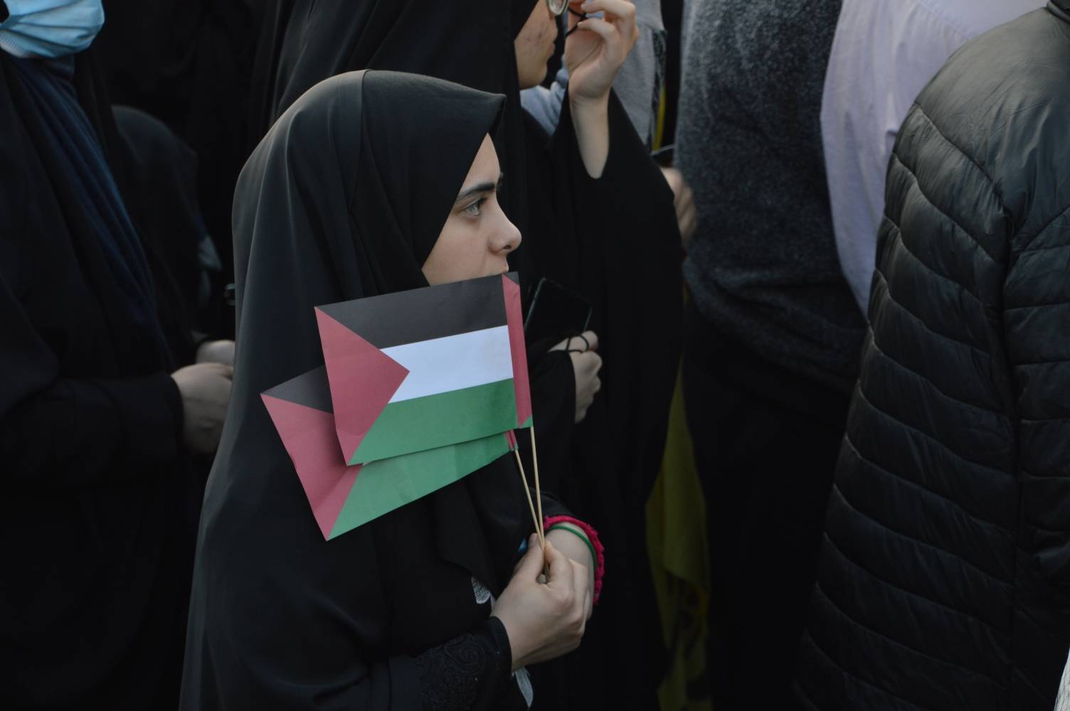 حضور بانوان در حمایت از فلسطین