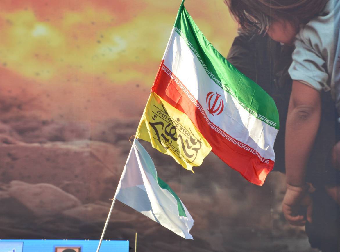 پرچم ایران و فلسطین