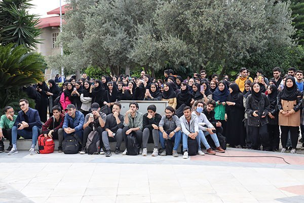 عکس دسته جمعی دانشجویی