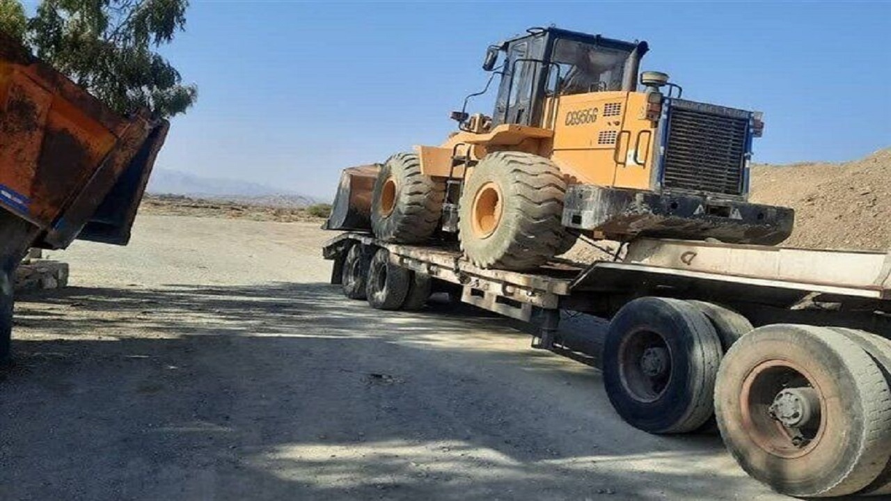 لودر قاچاق در سراوان توقیف شد