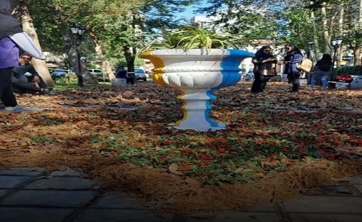 تصاویری از جشنواره پاییز برگ در باغ محتشم رشت