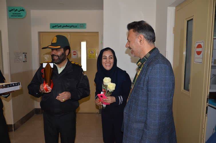 تجلیل از کادر درمان بیمارستان آیت الله بهاری