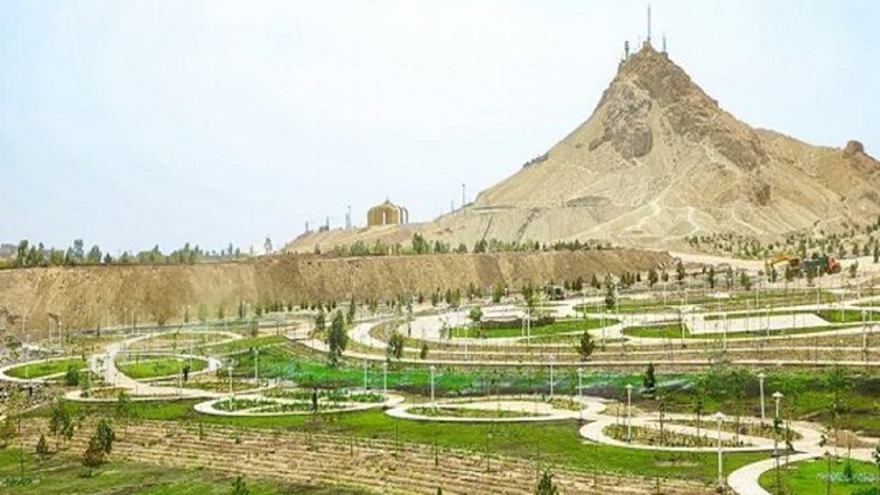 پروژه بوستان شهدای گمنام قم درحال رسیدن به مراحل پایانی