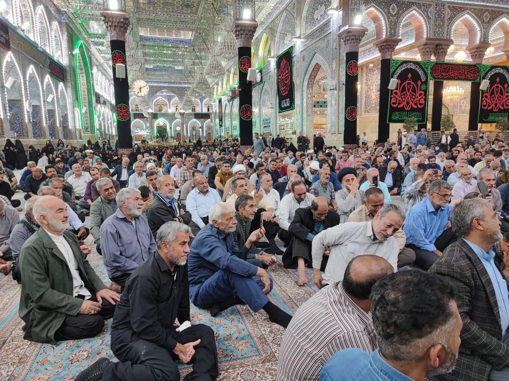 مراسم عزاداری در حرم سیدالشهدا