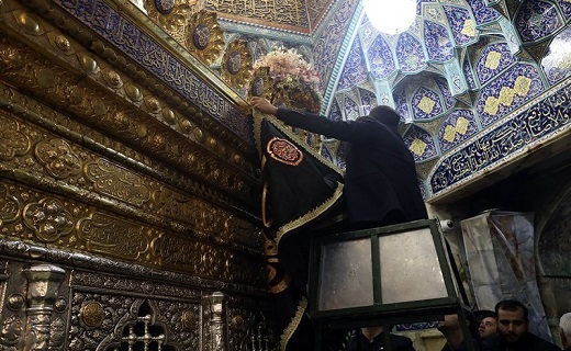 آیین سیاه پوشان حرم مطهر حضرت معصومه (س)