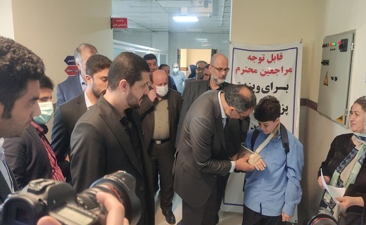 بازدید معاون وزیر بهداشت از بیمارستان شهید بهشتی بندر انزلی