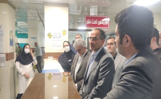 بازدید معاون وزیر بهداشت از بیمارستان شهید بهشتی بندر انزلی